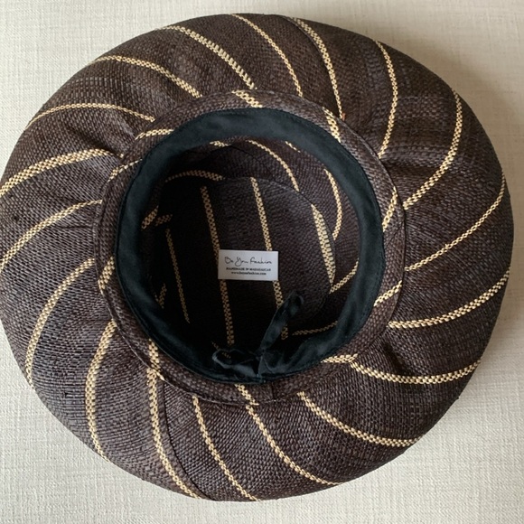 Be Your Fashion Wide Brimmed Adjustable Hat Tan - Picture 3 of 6